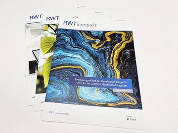 RWTkompakt März 2025_Ausgabenbild_Top-Thema: Eintragungspflicht der Gesellschaft bürgerlichen Rechts (GbR) im Gesellschaftsregister