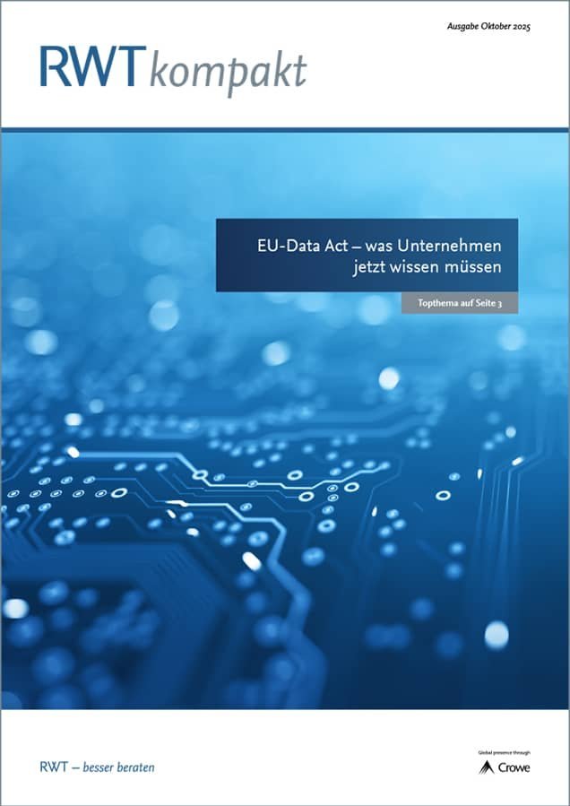 RWTkompakt Oktober 2025_Titelbild_EU-Data Act - Was Unternehmen jetzt wissen müssen
