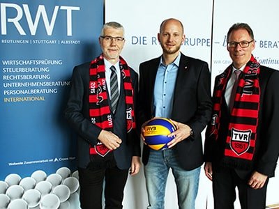 Prof. Dr. Gerhard Braun (RWT), Philipp Vollmer (TVR), Siegbert Dierberger (RWT)
