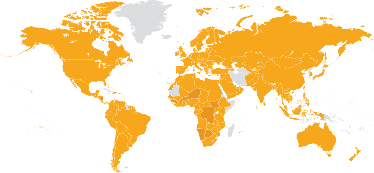 Crowe Global world map