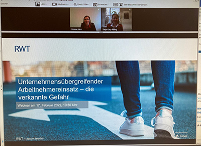 Webinar Unternehmensübergreifender Arbeitnehmereinsatz