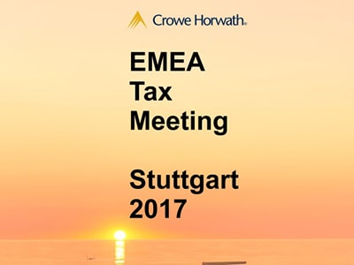 Banner EMEA Tax Meeting 2017
