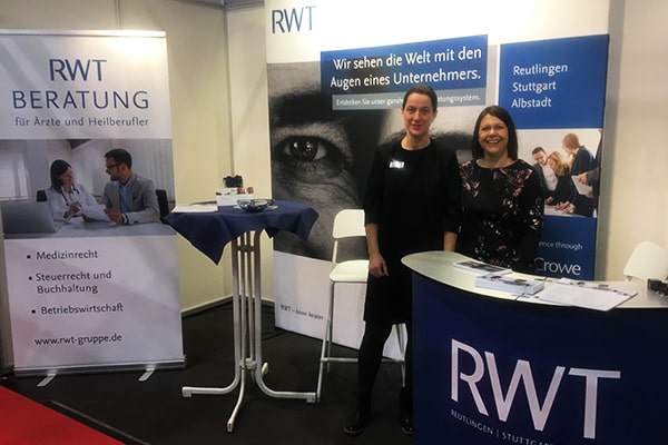 Messestand RWT, MEDIZIN 2020