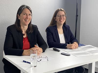 Webinar "Die ausländische Betriebsstätte" - Katharina Herzog und Laura Gerold