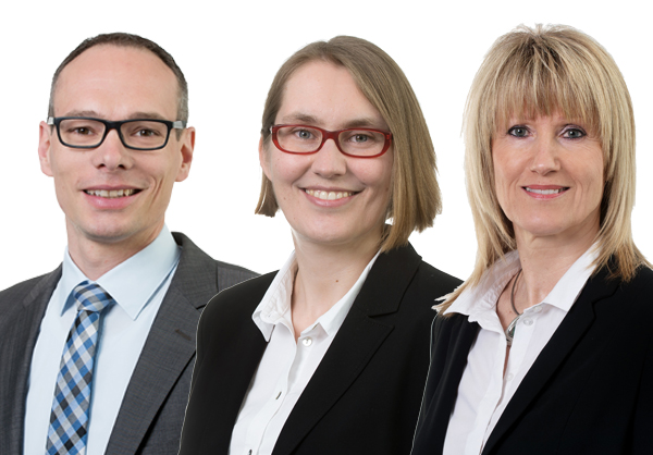 Uwe Buckenmaier, Kathrin Gerstenecker, Ute Steinhart, Kolleg Albstadt