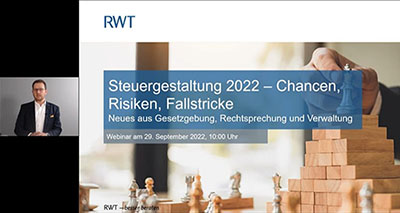 Bild Webinar Steuergestaltung 2022