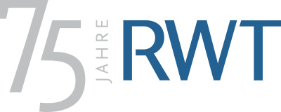 Logo 75 Jahre RWT