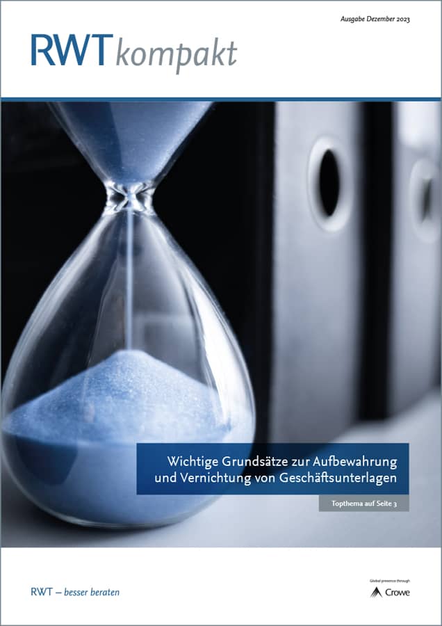 RWT kompakt Dezember 2023 Titelbild